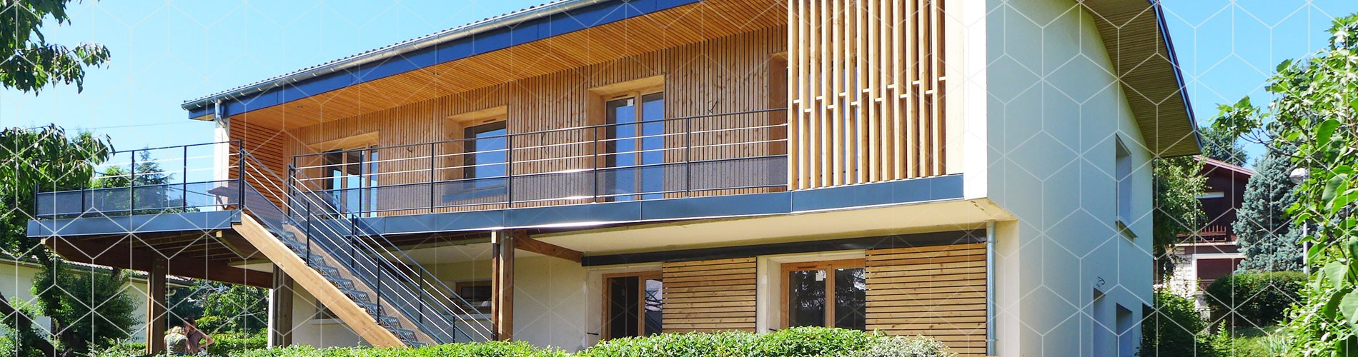 asb architecte architecture chambery maison individuelle bois neuf contemporain